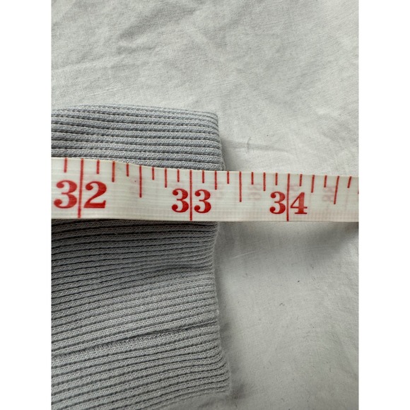 RYDERWEAR Mens Gray Crewneck Sweatshirt Raglan Sleeve Logo Size M - Picture 15 of 15